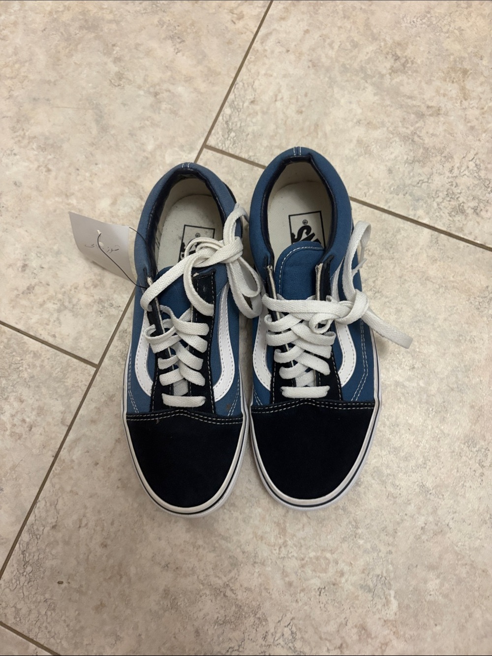 Vans Navy & Blue Canvas Lace-Up Sneakers
